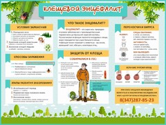 Стенд "Клещевой энцефалит" - fgospostavki.ru - Обнинск