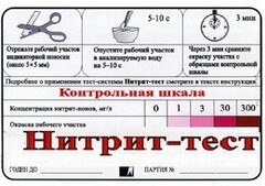 Тест-система "Нитрит-тест" - fgospostavki.ru - Обнинск