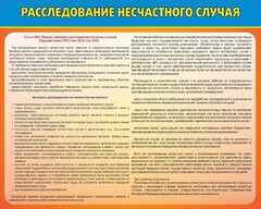 Стенд "Расследование несчастного случая" - fgospostavki.ru - Обнинск