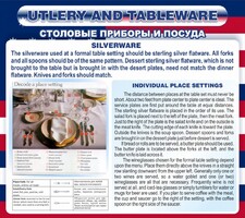 Стенд "Столовые приборы и посуда" - fgospostavki.ru - Обнинск