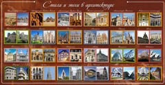 Стенд "Стили и эпохи в архитектуре" - fgospostavki.ru - Обнинск