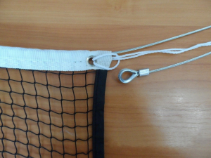 Сетка для бадминтона с тросом (1,5 миллиметра) - fgospostavki.ru - Обнинск