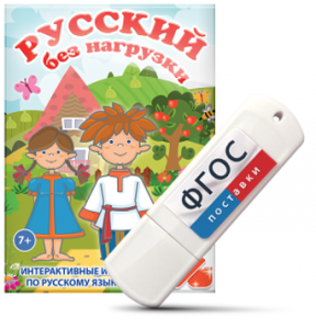 Игры по русскому языку для 1 и 2 классов "Русский без нагрузки" на USB - носителе - fgospostavki.ru - Обнинск