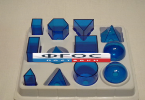 Набор прозрачных геометрических тел разборный (12 предметов) малый - fgospostavki.ru - Обнинск