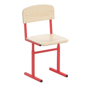 Стул ученический регулируемый на прямоугольной трубе рост. гр. № 1-4 - fgospostavki.ru - Обнинск