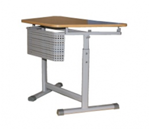 Стол ученический регулируемый трапецевидный с перфорированным экраном на плоскоовальной трубе. (1 элемент) - fgospostavki.ru - Обнинск