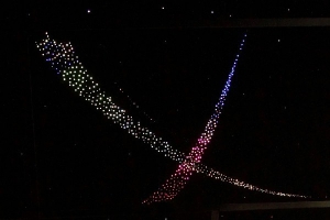 Потолок "Звездное небо с анимационным фибероптическим эффектом метеориты" - fgospostavki.ru - Обнинск