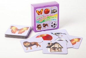 Набор магнитных карточек "Устный счет" (фон фиолетовый) - fgospostavki.ru - Обнинск