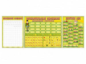 Комплект оборудования "Немецкий алфавит" + комплект тематических магнитов - fgospostavki.ru - Обнинск
