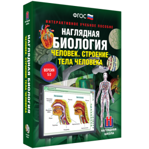 Наглядная биология. 8 - 9 классы. Человек. Строение тела человека - fgospostavki.ru - Обнинск