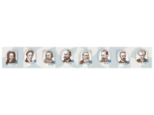 Стенд-лента "Выдающиеся ученые-историки" - fgospostavki.ru - Обнинск