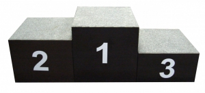 Пьедестал победителей на 3 места (деревянный) - fgospostavki.ru - Обнинск