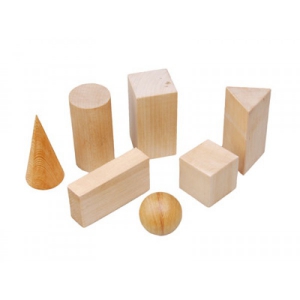 Набор "Тела геометрические" (деревянные) 14штук - fgospostavki.ru - Обнинск