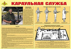 Плакат "Караульная служба" - fgospostavki.ru - Обнинск