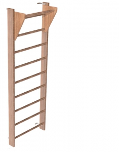 Стенка гимнастическая шведская с турником премиум (1000х2800 миллиметров) - fgospostavki.ru - Обнинск