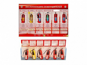 Электрифицированный стенд-тренажер "Эксплуатация огнетушителей" с разрезными агрегатами - fgospostavki.ru - Обнинск