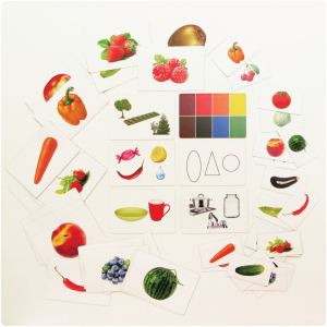 Набор магнитных карточек "Загадки-отрицания". Плоды - fgospostavki.ru - Обнинск