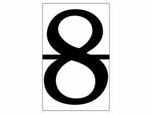 Набор магнитных карточек "Произвольный размер "8" (3 штуки) - fgospostavki.ru - Обнинск