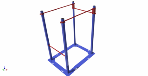 Перекладина четверная для подтягивания (ГТО) - fgospostavki.ru - Обнинск