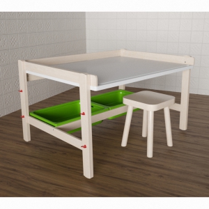 Стол растущий на регулируемых ножках «Снежок №1» - fgospostavki.ru - Обнинск