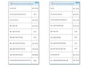 Комплект карточек (10) "Обучающий калейдоскоп. Умножение на 7, 8 и 9" - fgospostavki.ru - Обнинск