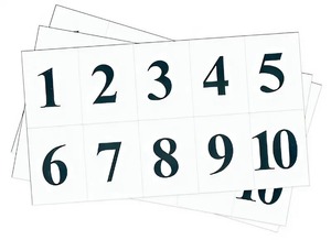Набор цифр от 1 до 10 (для начальной школы) - fgospostavki.ru - Обнинск