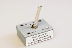Выключатель двухполюсный (демонстрационный) - fgospostavki.ru - Обнинск