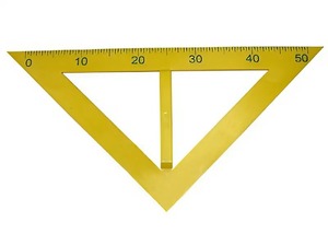 Угольник классный пластмассовый (45 и 45 градусов) - fgospostavki.ru - Обнинск