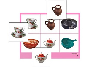 Логопедическое лото "Посуда" (4 планшета, 24 карточки, цветное, ламинированное) - fgospostavki.ru - Обнинск