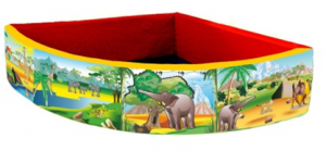 Бассейн угловой полукруглый с шелкографией - fgospostavki.ru - Обнинск