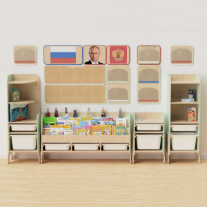 Большой уголок патриотического воспитания в группе ДОУ - «Родина моя» - fgospostavki.ru - Обнинск