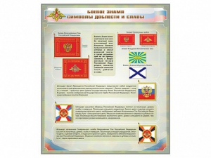 Стенд "Боевое знамя. Символы доблести и славы" - fgospostavki.ru - Обнинск