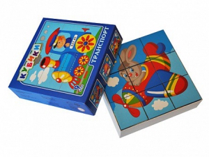 Набор кубиков "Транспорт" - fgospostavki.ru - Обнинск