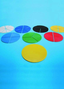 Набор пластин для представления дробей в виде кругов - fgospostavki.ru - Обнинск