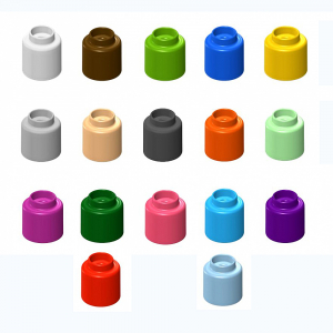  Элемент конструктора одиночный одноцветный Color Blocks 100 штук - fgospostavki.ru - Обнинск