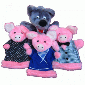 Набор перчаточных кукол "Три поросенка" - fgospostavki.ru - Обнинск