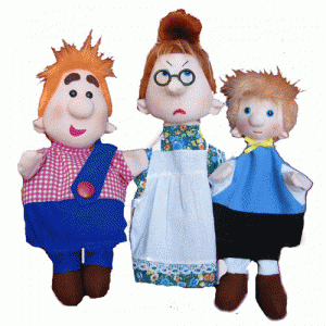 Набор перчаточных кукол "Карлсон, который живет на крыше" - fgospostavki.ru - Обнинск