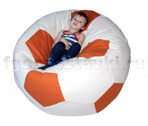 Кресло "Футбольный мяч" с гранулами с чехлом из жаккарда - fgospostavki.ru - Обнинск