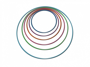 Обруч гимнастический стальной окрашенный утяжеленный (900 миллиметров, 1050 грамм) - fgospostavki.ru - Обнинск