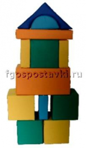 Мягкий модуль-конструктор "Городок" (12 элементов) - fgospostavki.ru - Обнинск