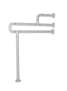 Поручень напольно-настенный с антибактериальным покрытием (белый) - fgospostavki.ru - Обнинск