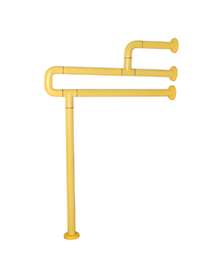 Поручень напольно-настенный с антибактериальным покрытием (желтый) - fgospostavki.ru - Обнинск