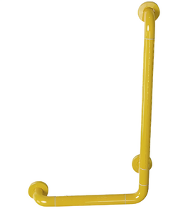 Поручень опорный L-образный вертикальный (желтый) - fgospostavki.ru - Обнинск