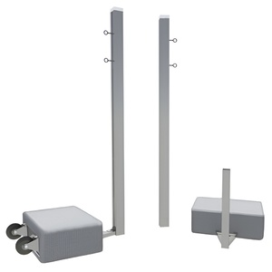 Бадминтонные стойки мобильные (с противовесами, на колесах) - fgospostavki.ru - Обнинск