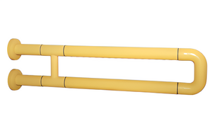 Поручень неоткидной двухопорный с антибактериальным покрытием (желтый) - fgospostavki.ru - Обнинск