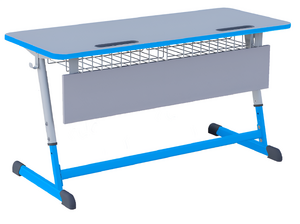 Парта NOMAD двухместная регулируемая по высоте с антивандальной кромкой - fgospostavki.ru - Обнинск