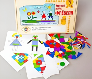 Игровой набор Фребеля "Конструктор плоскостной-4" (Серия "Эксперимент") - fgospostavki.ru - Обнинск