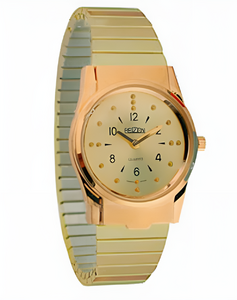 Часы со шрифтом Брайля мужские золото - fgospostavki.ru - Обнинск