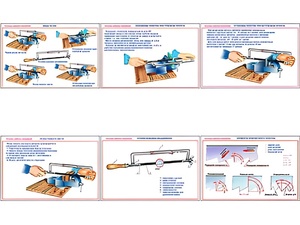 Плакаты ПРОФТЕХ "Основы работы ножовкой" (6 пл, винил, 70х100) - fgospostavki.ru - Обнинск