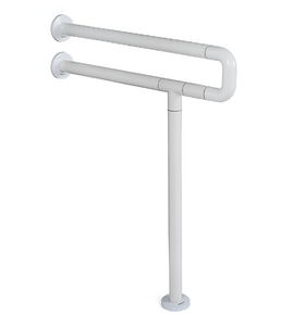 Поручень напольно-настенный с антибактериальным покрытием (белый) - fgospostavki.ru - Обнинск
